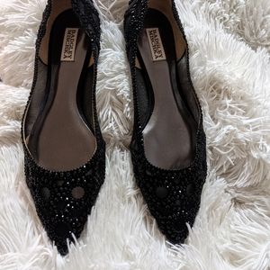 Badgley Mischka Gigi rhinestone flats size 11